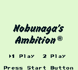 Nobunaga's Ambition screenshot 4 for GameBoy